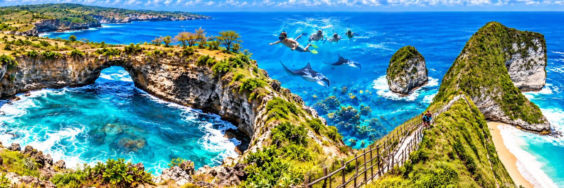 West Nusa Penida and Sharing Snorkeling 2 days package  tour.